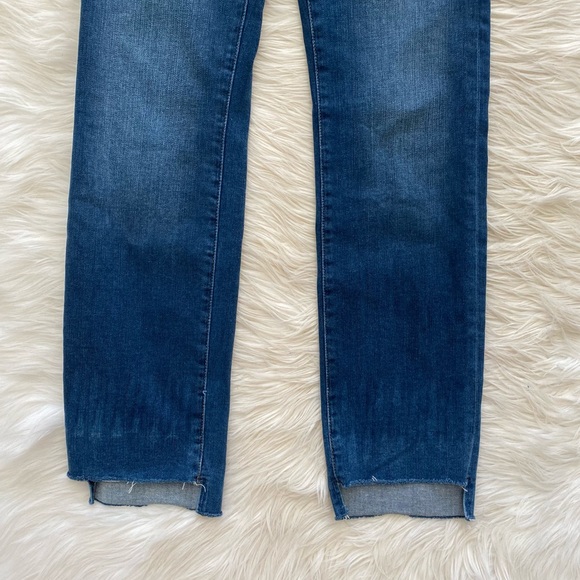 Frame Denim Straight Leg Step Hem High Rise Jeans - Picture 4 of 12